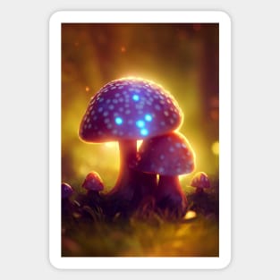 Magic Mushroom Cosmic Sticker